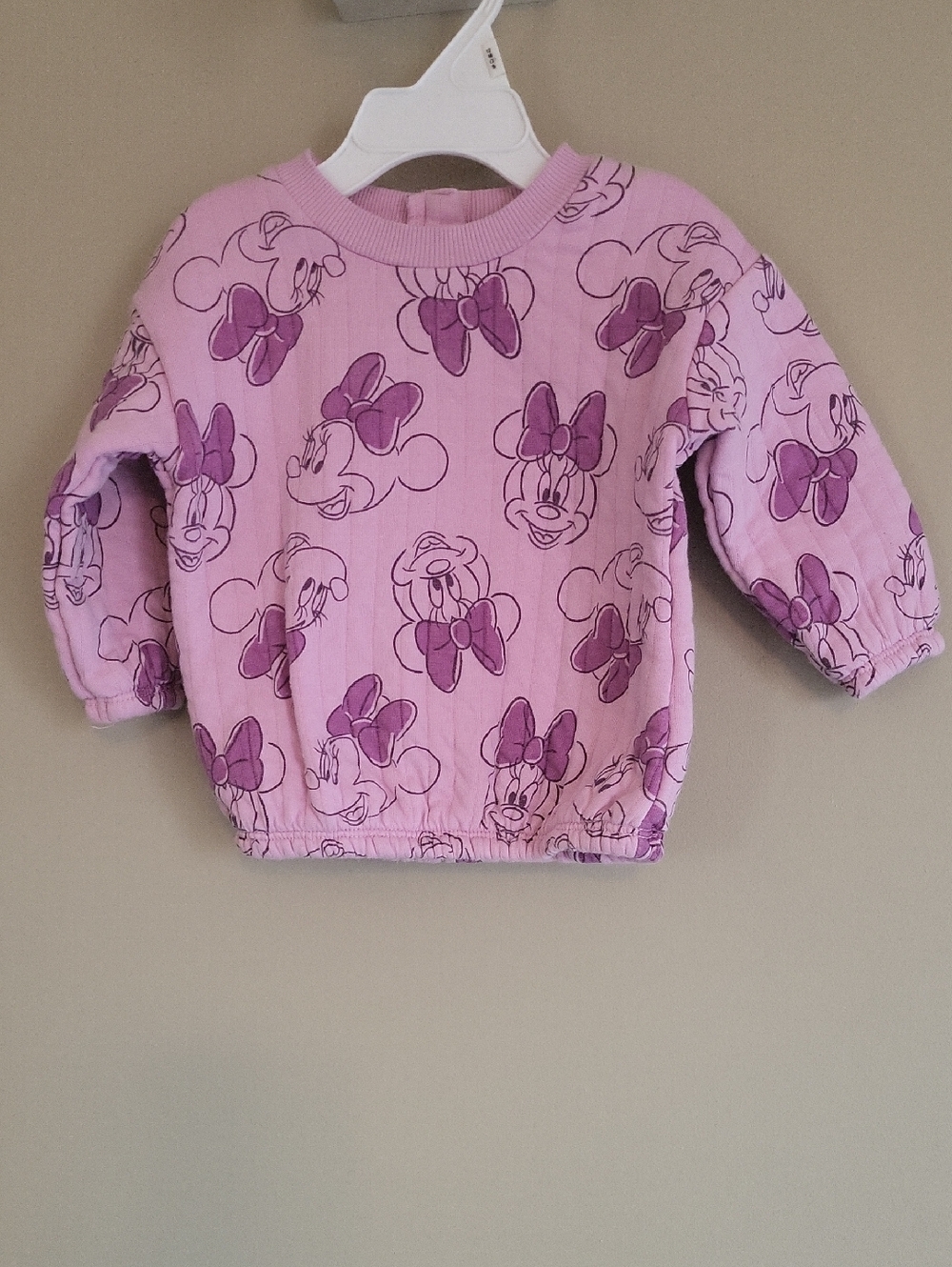 Disney Minnie Mouse Pink/lilac pullover top